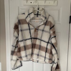 Thread & Supply Cream Fleece Pullover